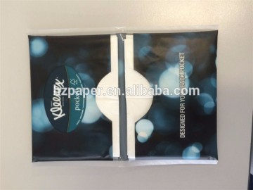 Advertising wallet pocket tissue pack