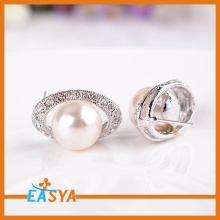 New Arrival Pearl Post Crystal Stud Earrings Jewelry Wholesale