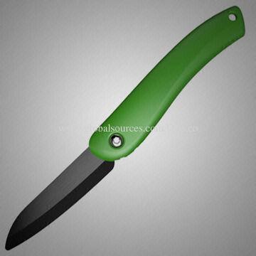 Popular Colorful Handle Zirconia Ceramic Folding Knife
