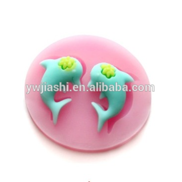 dolphin-shaped lace mold/cake decorating tools/moldes de chocolate