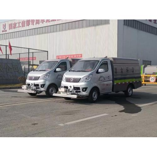 changan mini truck mounted road cleaning sweeper truck