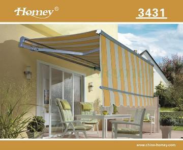 elecric trtractable awning