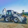 Traktor kompak traktor 4 WD 4x4 dengan loader