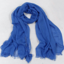 Cobalt Modal Fabric Scarf Fashionable and Crinkle
