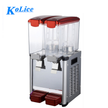 Iced Stainless Steel Cold Beverage Juice Dispenser - Kolice 2 Tanks