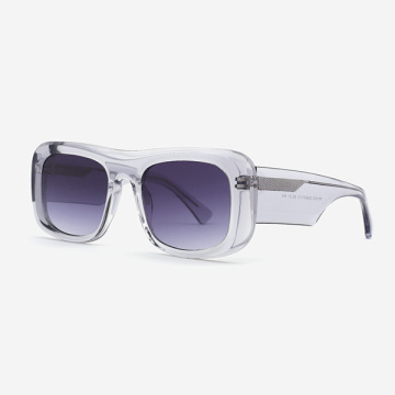 Square Bevel Full rim Acetate Unisex Sunglasses