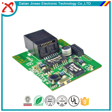 Rigid circuit board via