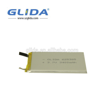 rechargeable 3400mah Li-polymer battery