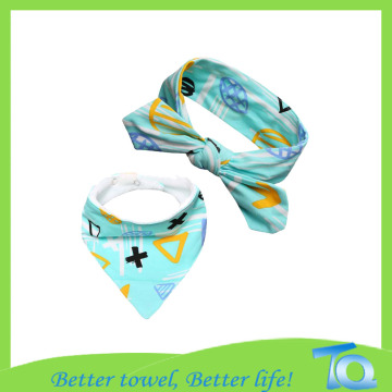 100% Organic Cotton Bandana Baby Bibs Wholesale