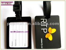 soft pvc cute luggage tags