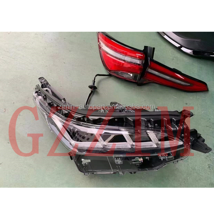 Front Rear Bumper Grille Body Kits Head Lamp & Tail Lamp For Fortu*er 2021