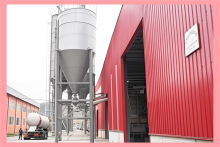 The Semi-dry gypsum block continuous production equipment