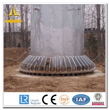 Galvanized Electric Distribution Steel Pole