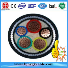 0.6/1kv 4x120mm2 XLPE Insulated PVC Outer Sheath Power Cable