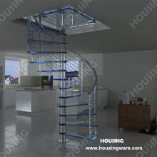 Stainless Steel Custom Spiral Staircases For Commercial