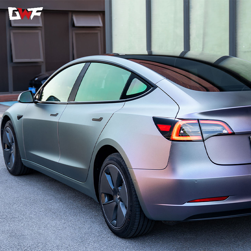 Matte capri Cambio de color morado grisáceo PPF