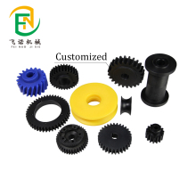 Custom Color Plastic Spur Gears: Self-Lubricating POM PTFE Cutting Drive Gears | Plastic Nylon Gears