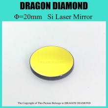 High Quality Factory Supply 20mm Si Co2 Laser Mirror Thickness 3mm Gold Plated Silicon CO2 Optical Mirror Free Shipping
