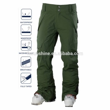 Green Custom Active Mens Ski Pants