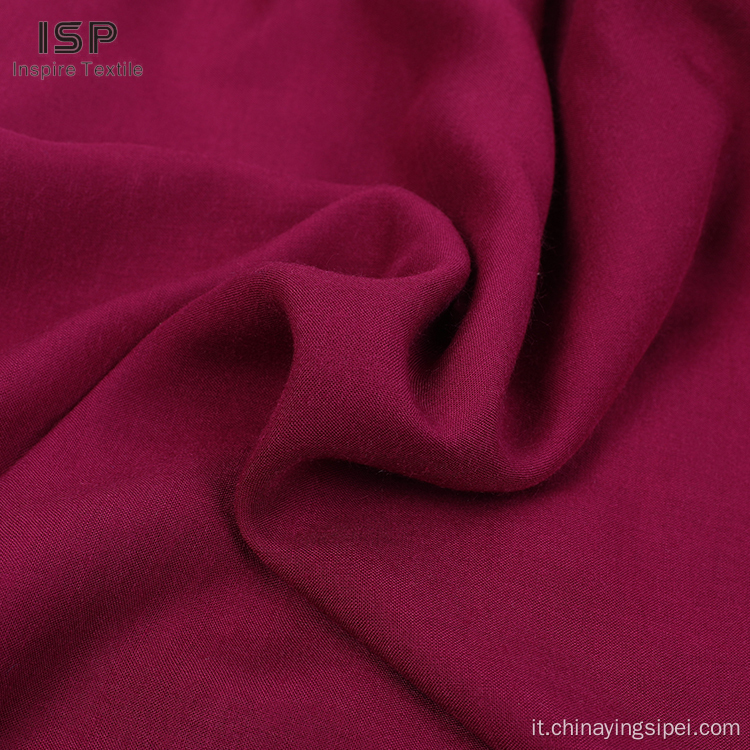 Tessuto voile con rayon floreale tinto di rayon morbido