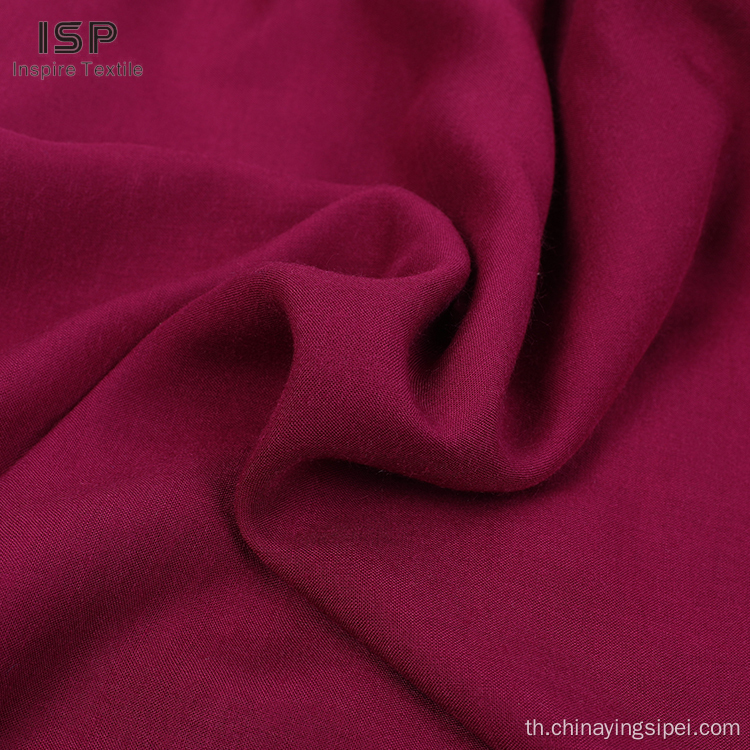 ผ้า viscose voile พิมพ์ 100% และผ้าย้อมสี