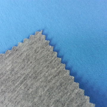 grey knitting fabric bond blue knitting fabric for garment