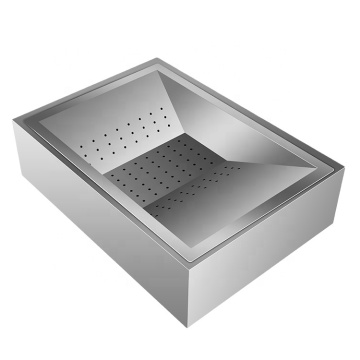 Stainless Steel Chips and French Fries Dump Station for Fast Food Restaurant Kitchens