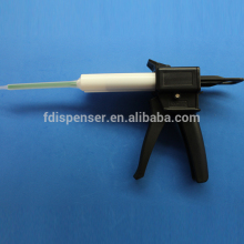 High precision dental impression mixing gun