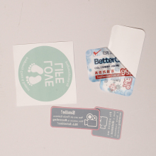 Custom Transparent Car Door Stickers - Non-Adhesive Static Cling Car Logo