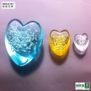 2013 newest heart shaped plastic bead for decoration