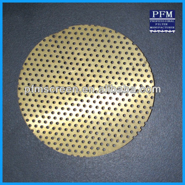 Copper Perforated Mesh Disc