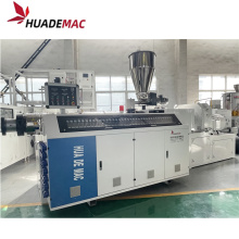 PVC diameter 92 conical twin screw extruder