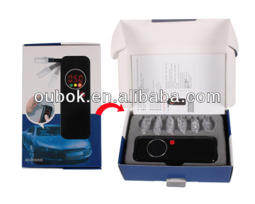 Hot sale digital alcohol tester/breathalyzer,breathalyzer testers,alcohol breathalyzer mouthpiece