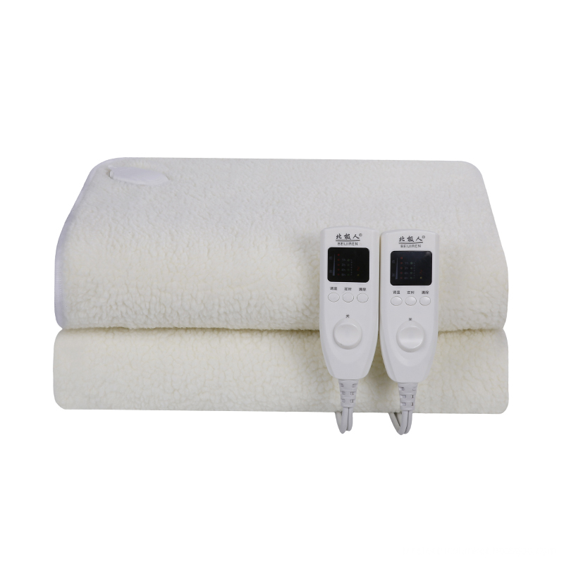 synthetic wool electric blanket