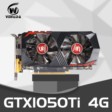 Video Card GTX1050Ti for Computer Graphic Card PCI-E GTX1050Ti GPU 4G 128Bit DDR5 for nVIDIA Geforce Game DP