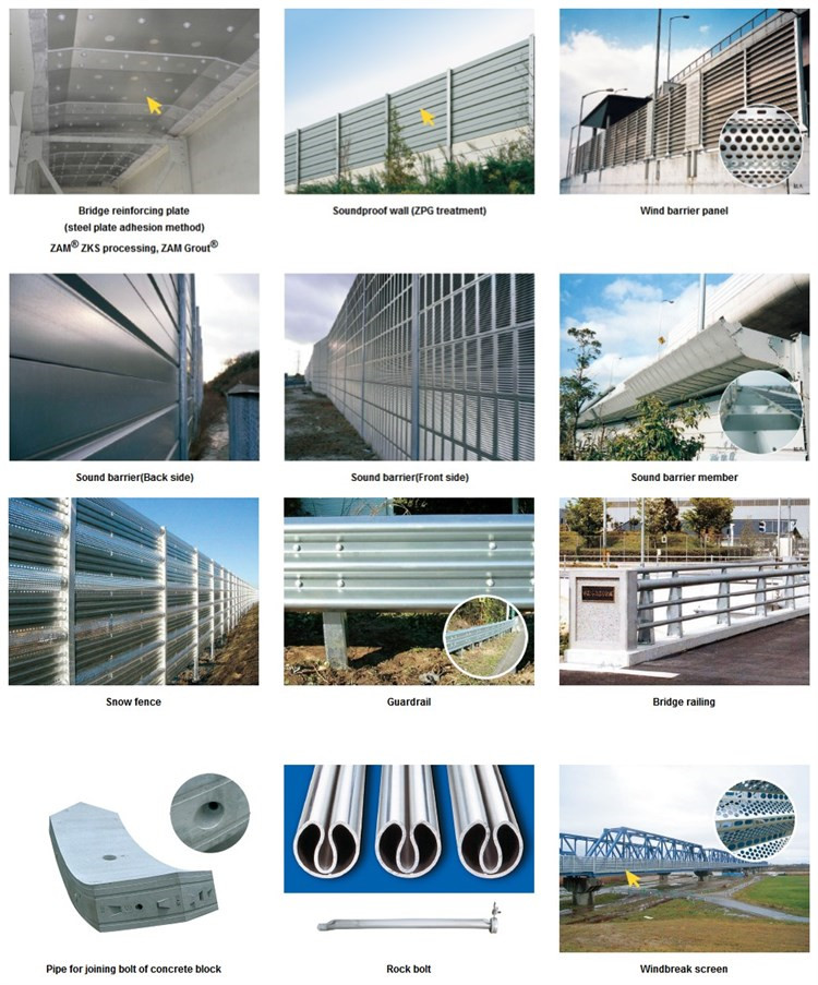 Zn-Al-Mg alloys Superdyma Zinc Aluminum Magnesium Coated Steel MESCO STEEL