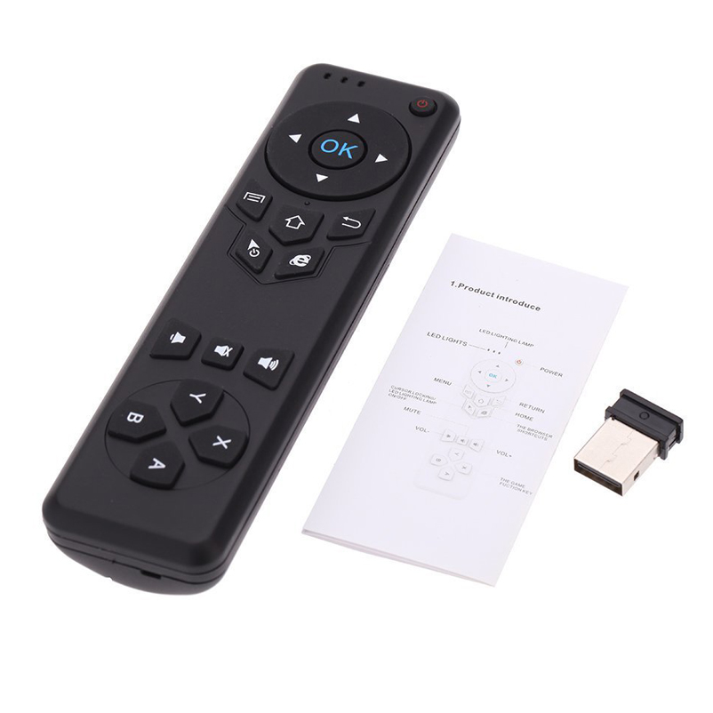 2.4G 6-axis Motion Sensing Air Mouse Universal Remote Control Smart LED HDTV TV Android TV Box Remote Control