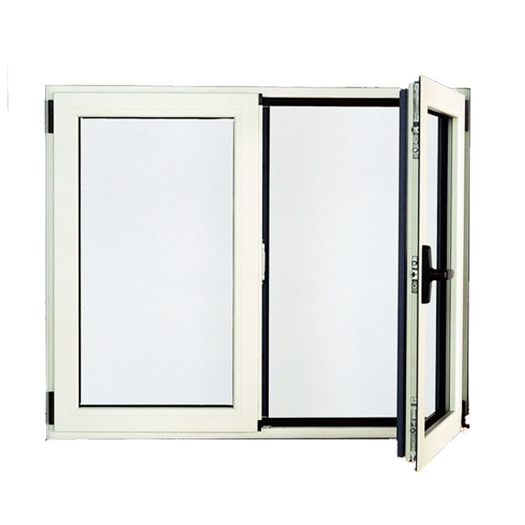 European residential high quality german hope fittings swing opening standard size of glass tempered glass window