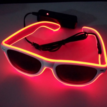 Hot Sale Fashionable Light Up EL Sunglasses for Christmas Gifts