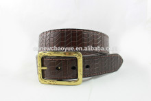 Croc-Like Designed Men's Geniune Leather Belt Waist Belt