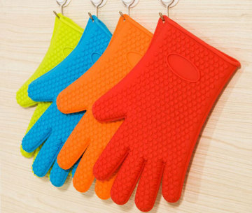 novelty custom printed double oven mitts