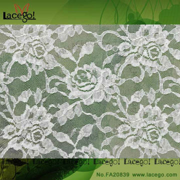 High quality nylon spandex lace fabric design for garment