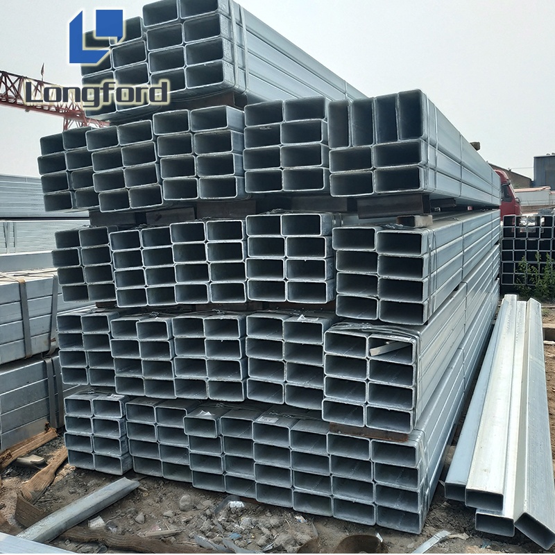A36 A106 Galvanized square moment pipe for Curtain wall