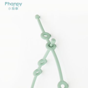 Factory Direct Sale Food-Grade Silicone Teether Strap Chains