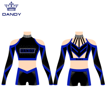 Tenues de cheerleading à bretelles personnalisées