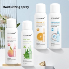 Hot Sales 165ml Aloe Vera Hyaluronic Acid Orange VC Peach Hydrating Toner Spray