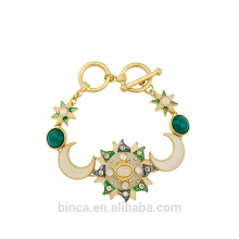 Stock Fashion Bracelets Alloy charm bracelets MOQ 6pcs SL586