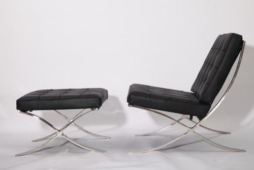 Midcentury modern classic design barcelona chair