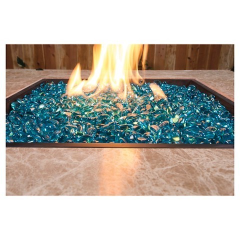 Factory glass for gas fire pit price Beautiful