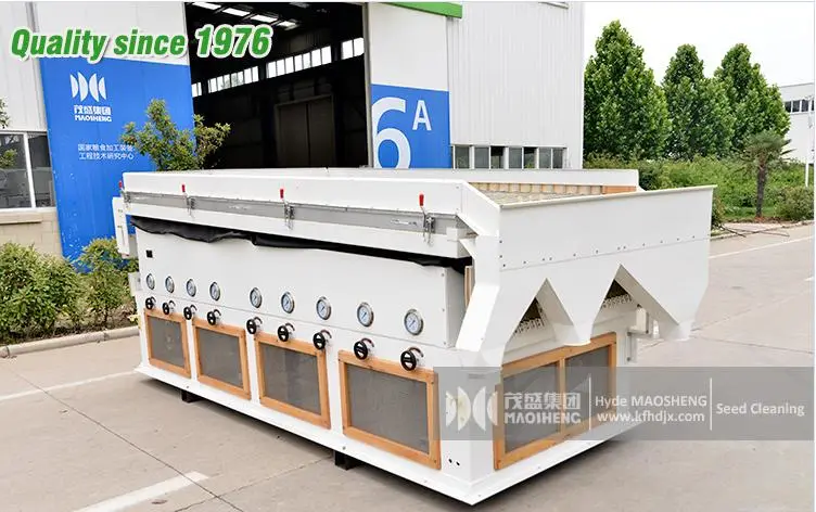 Seed Grain Wheat Cleaning Gravity Table Grader Separator Machine